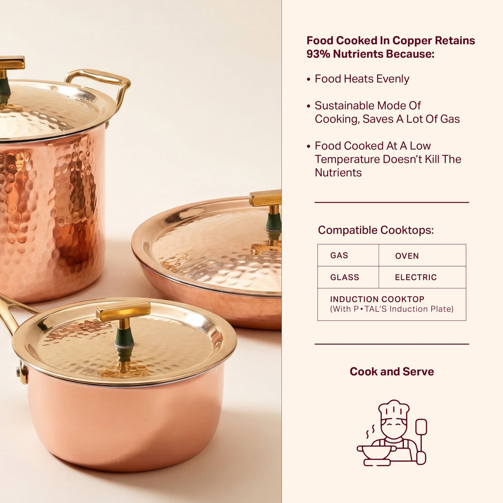 Complete Copper Kitchen Set