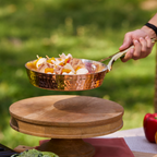 Copper Frypan (Frying Pan) with Insulated Brass Handle