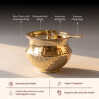 Brass Ghee Pot With Tin Coating