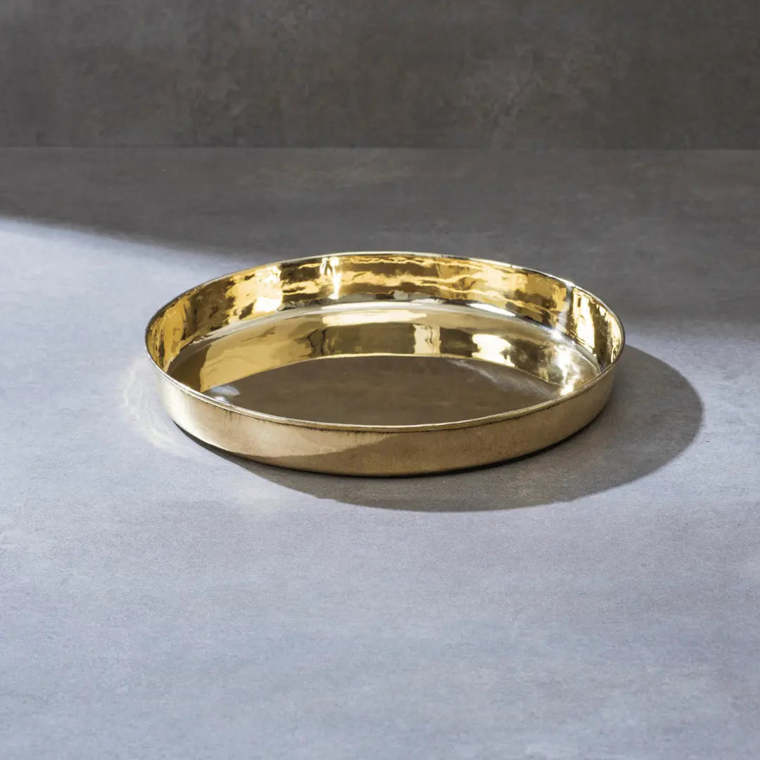 Brass Thaali- Thaali Plate for Dining/Brass Pooja Thaali