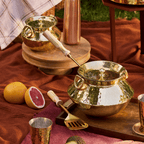 Brass Patili / Degchi - Naturally Non Stick , Non Toxic, Teflon Free