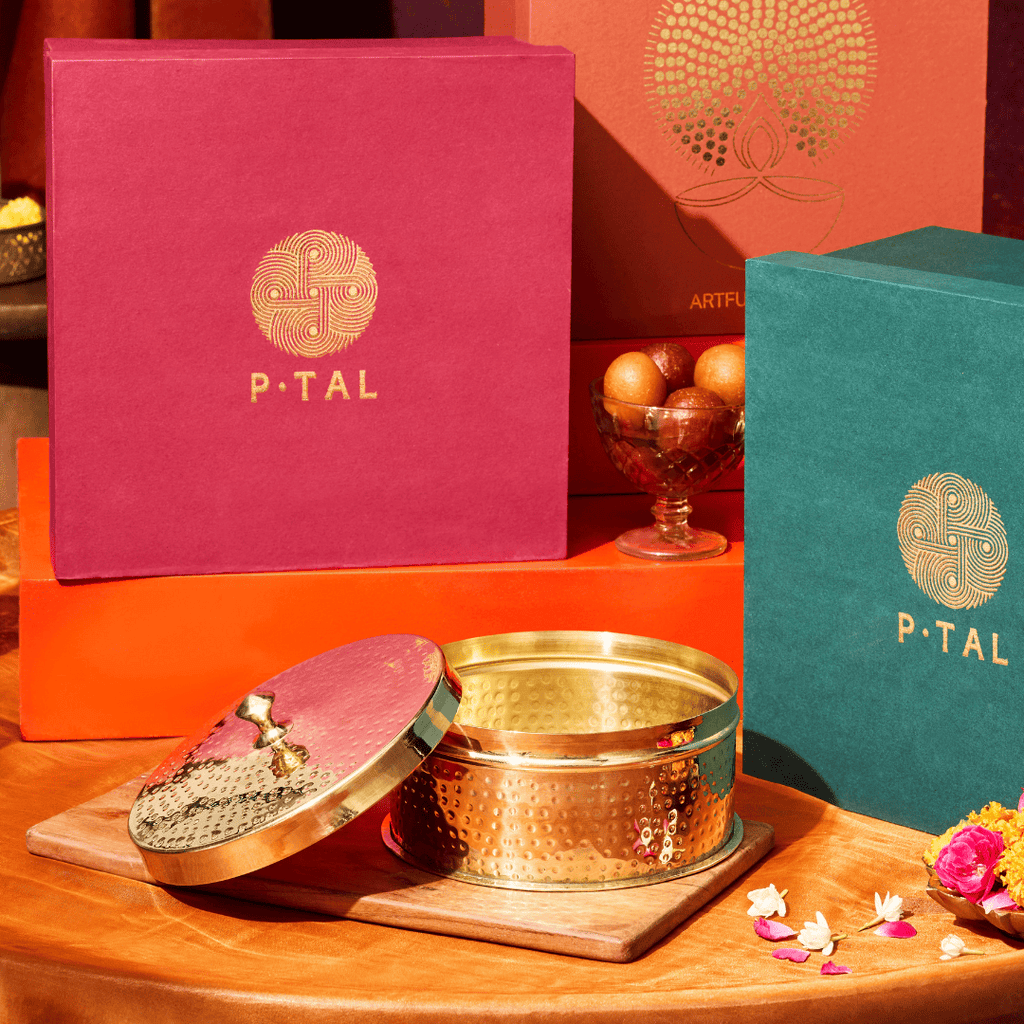 Brass Chapati Box / Roti dabba