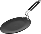 IndiChef Hard Anodised Roti Tawa | Gas Stove & Induction Friendly |Metal Spoon Safe, Riveted Handle, Healthy Cooking, less Oil Use, Easy to Clean