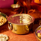 Brass Patila / Milk Topia- Naturally non stick , Non Toxic, Teflon Free