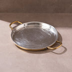 Brass Dosa Tawa with Insulated handle: Naturally Non-Stick Tava & Uses Less Oil