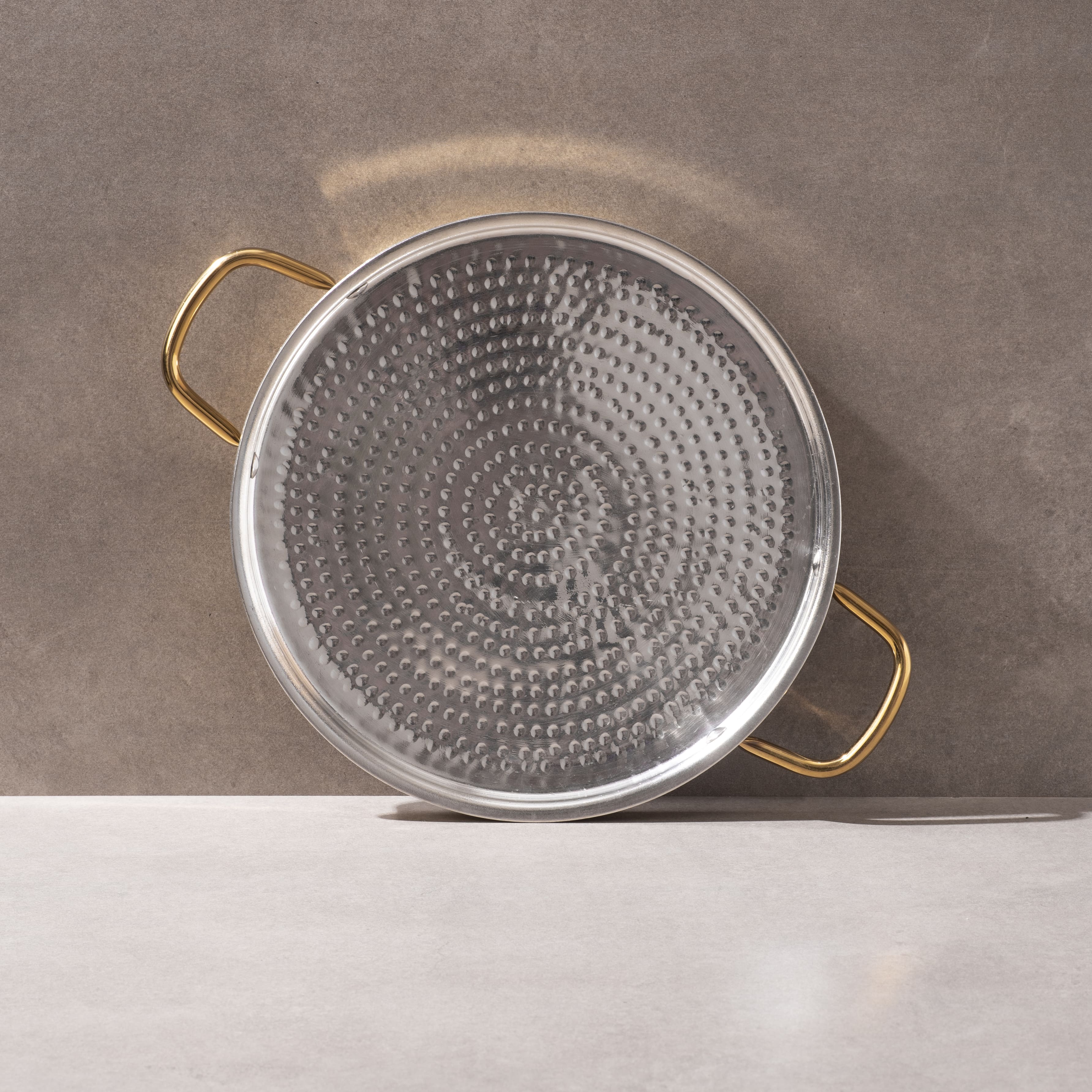 Brass Dosa Tawa with Insulated handle: Naturally Non-Stick Tava & Uses Less Oil