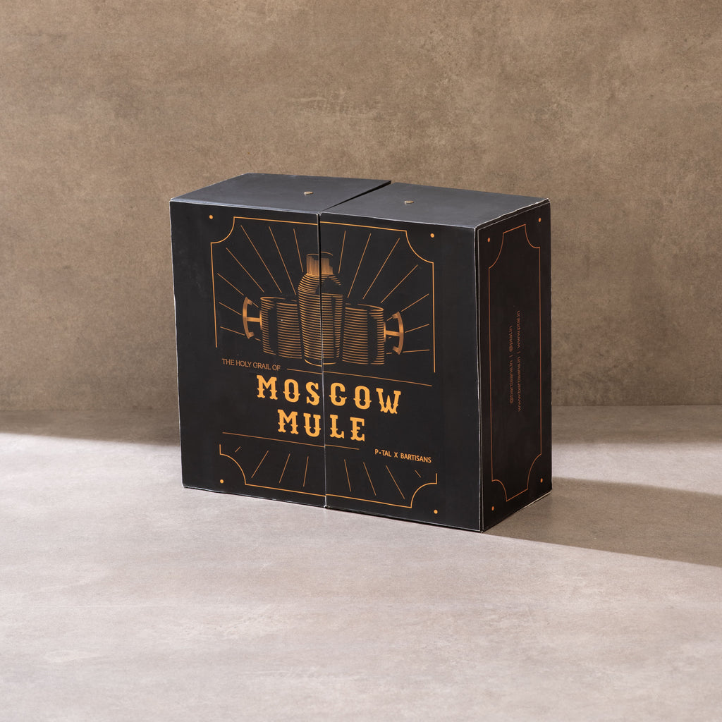 P•TAL X BARTISANS (Moscow Mule Mugs set with Liquid Gold Mixer)