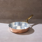 Copper Frypan (Frying Pan) with Insulated Brass Handle