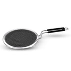 IndiChef Honeycomb triply Stainless Steel Roti Tawa | Heavy-Duty Base for Less-oil, Healthy Cooking | Suitable for Induction & Gas | Durable, Scratch-Resistant Surface | 60 month warranty
