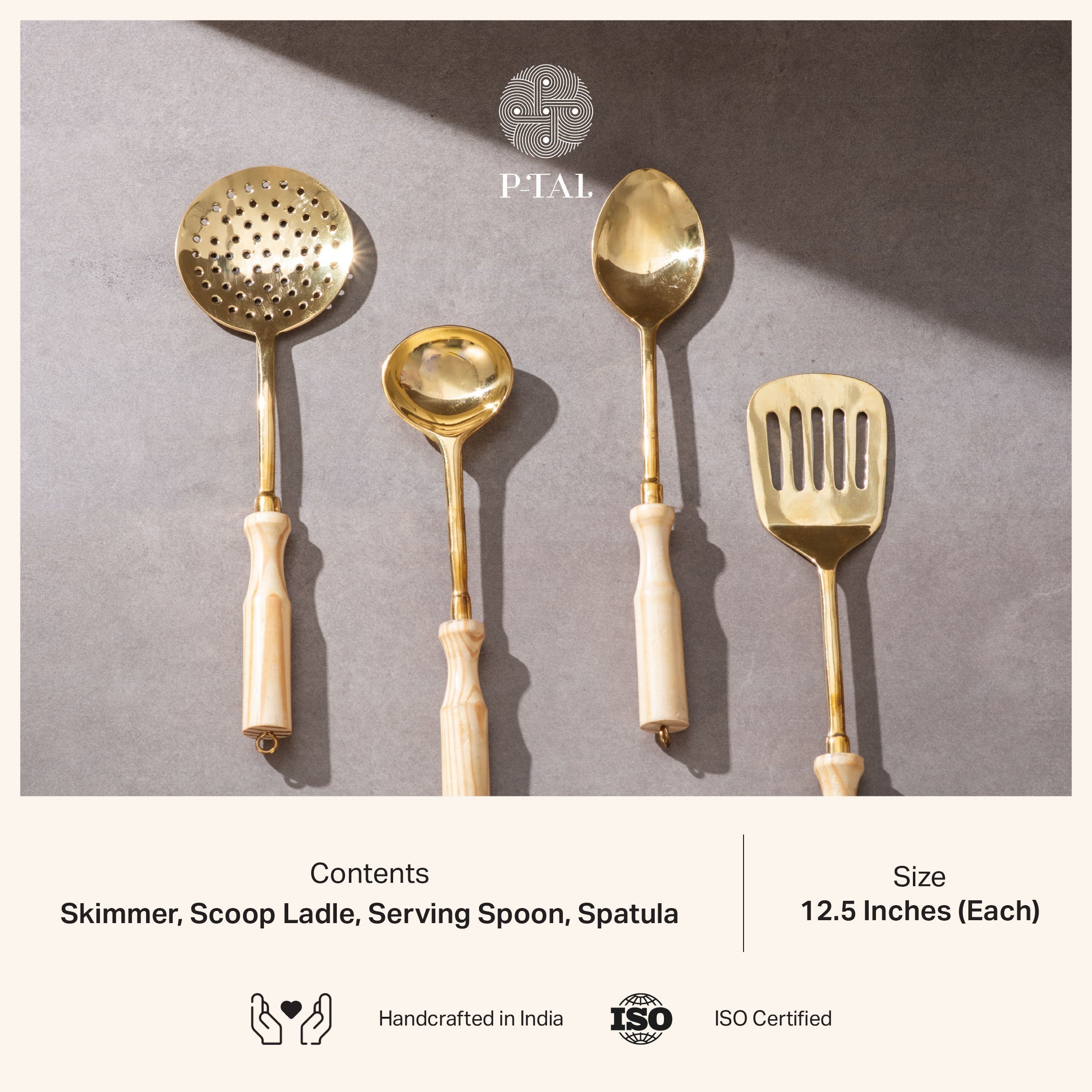 Set of Brass Ladles