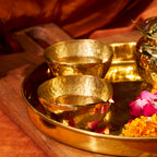 Brass Diya (set of 4 in gift box)
