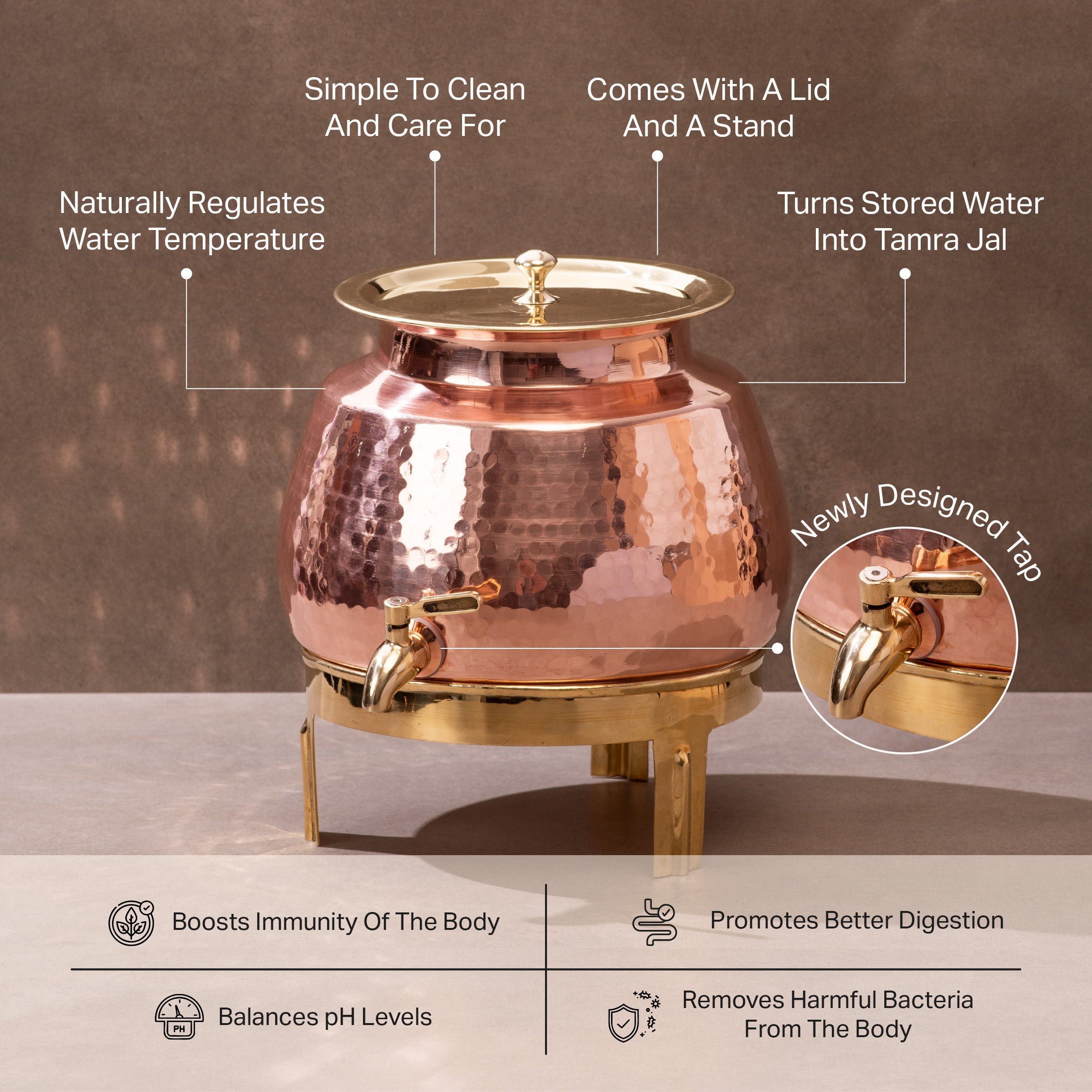 Copper Water Dispenser