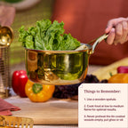 Brass Saucepan with Insulated Handle