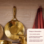 Brass Tawa with Insulated handle- Roti Tawa in Brass