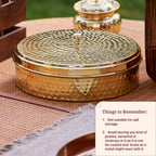 Brass Masala Daani / Spice Box
