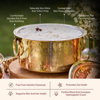 Brass Patila / Milk Topia- Naturally non stick , Non Toxic, Teflon Free